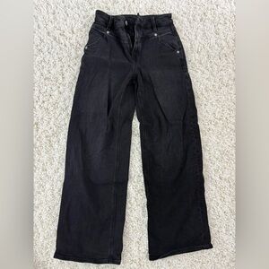 American Eagle Wide Leg Jeans Black